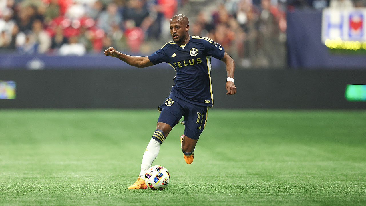 Fafa Picault in action with the Vancouver Whitecaps in 2024 (Photo credit: Ali Arabpour)