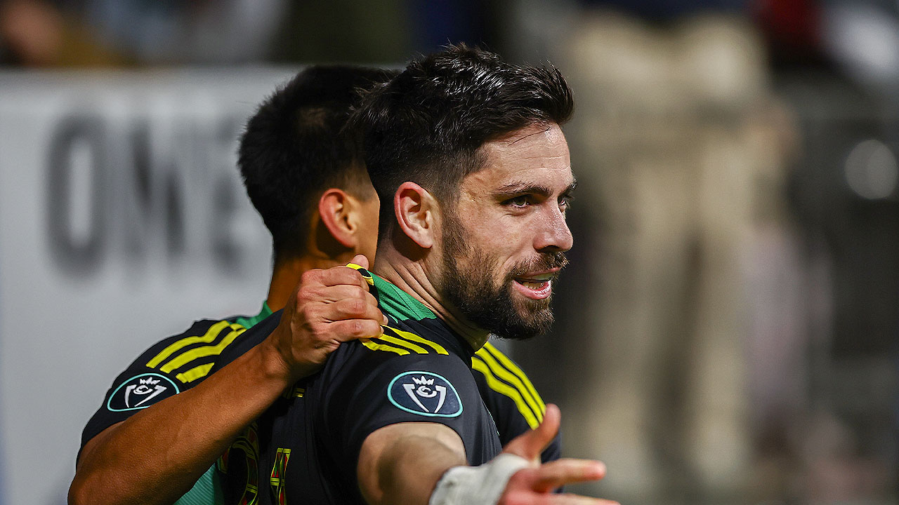 Brian White scored both goals in the Vancouver Whitecaps' 2-0 win in leg 2 against Saprissa (Photo credit: Ali Arabpour)